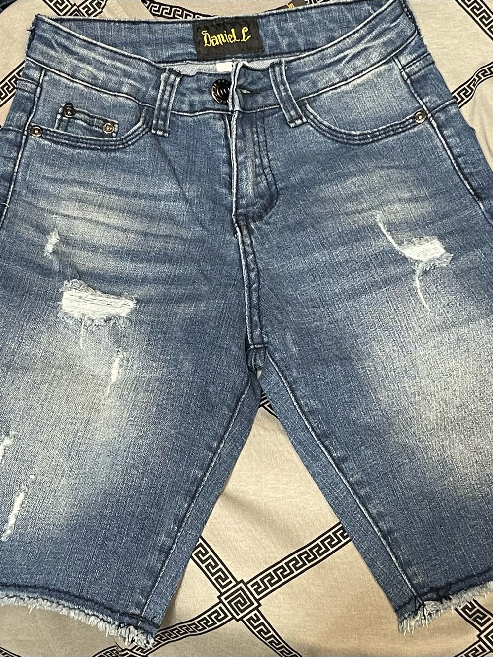 Boy’s Distressed Blue Denim Shorts pick size 6-16
